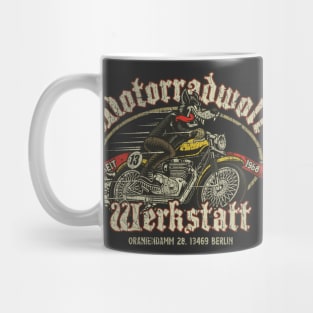 Motorradwolf Werkstatt 1968 Mug